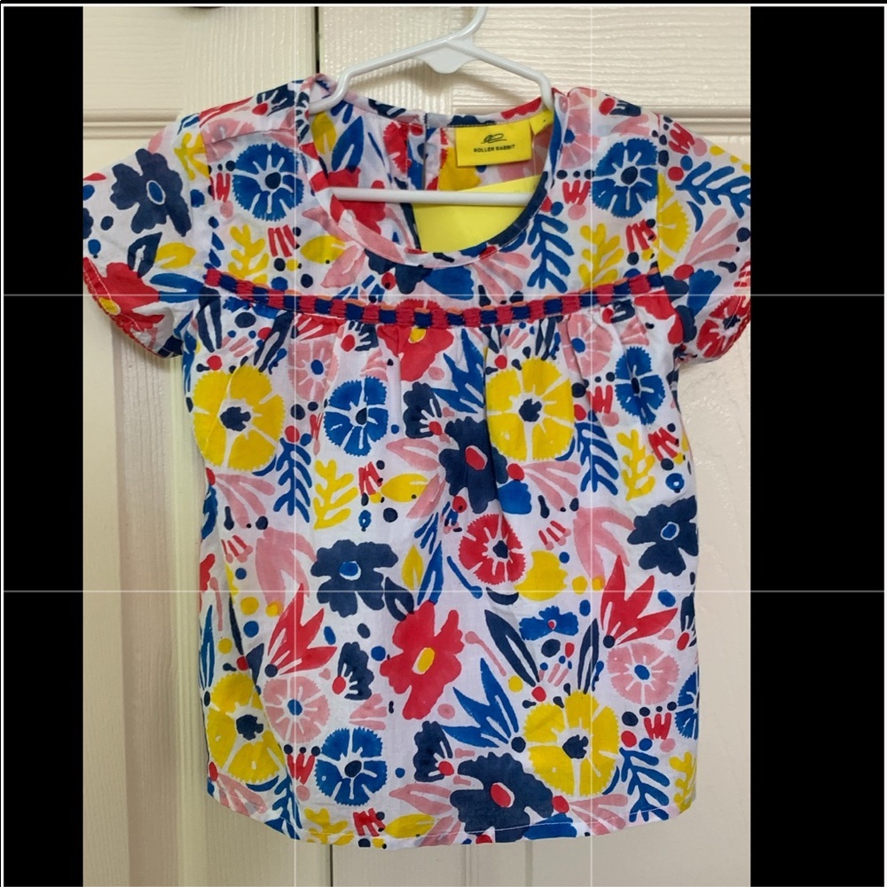 NWT Girls Roller Rabbit Shirt Size 4
